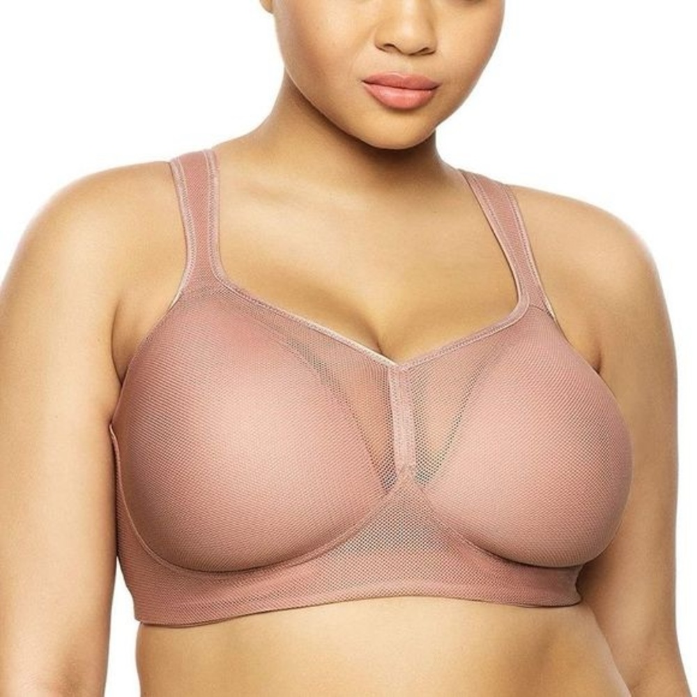 Paramour Arnica Full Figure Bra Wire Free in Rose